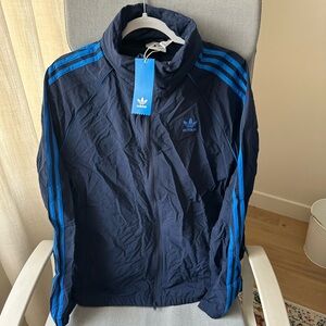 Adidas Navy Blue Track Jacket + Bodysuit